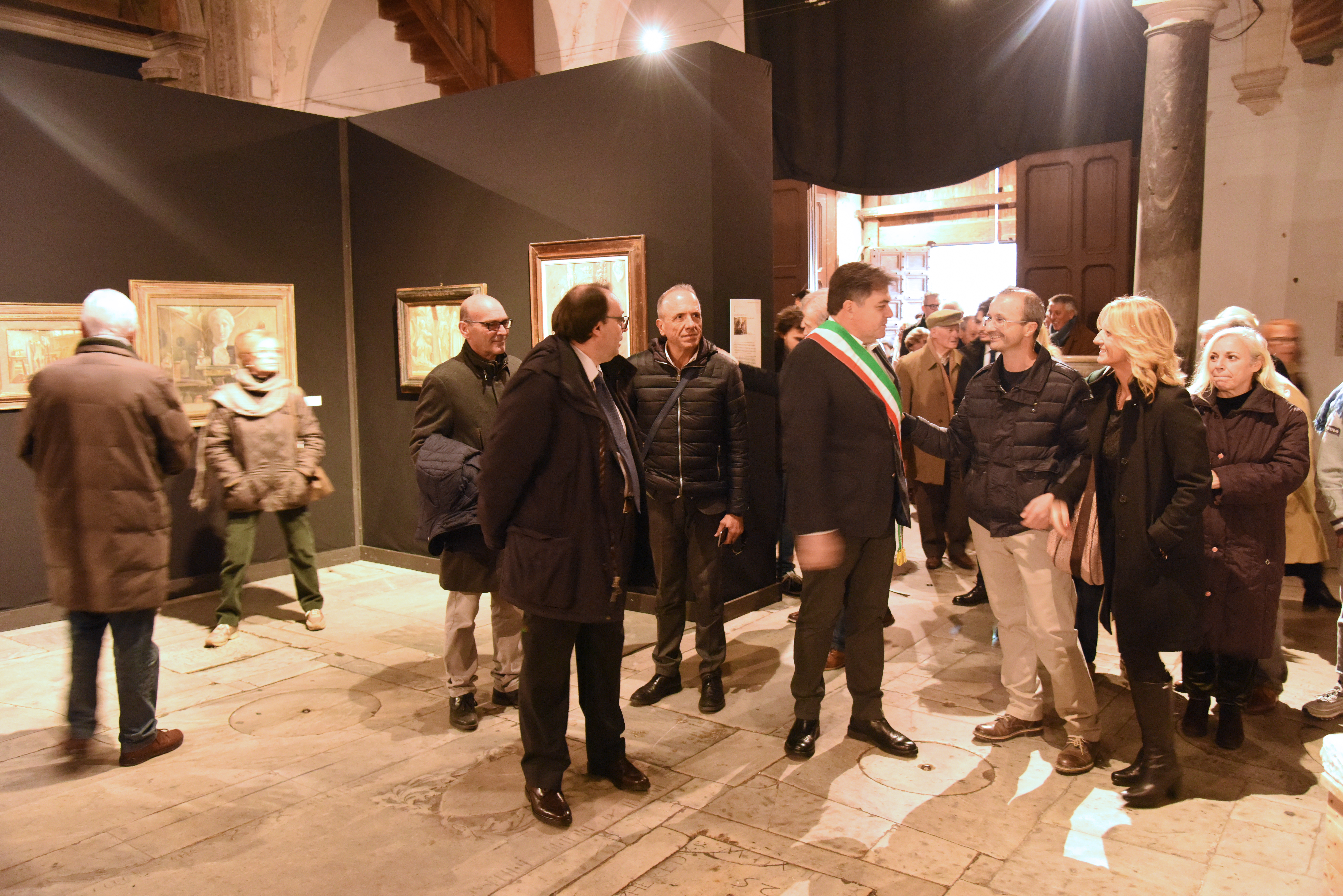 Inaugurazione mostra di Romano Cosci