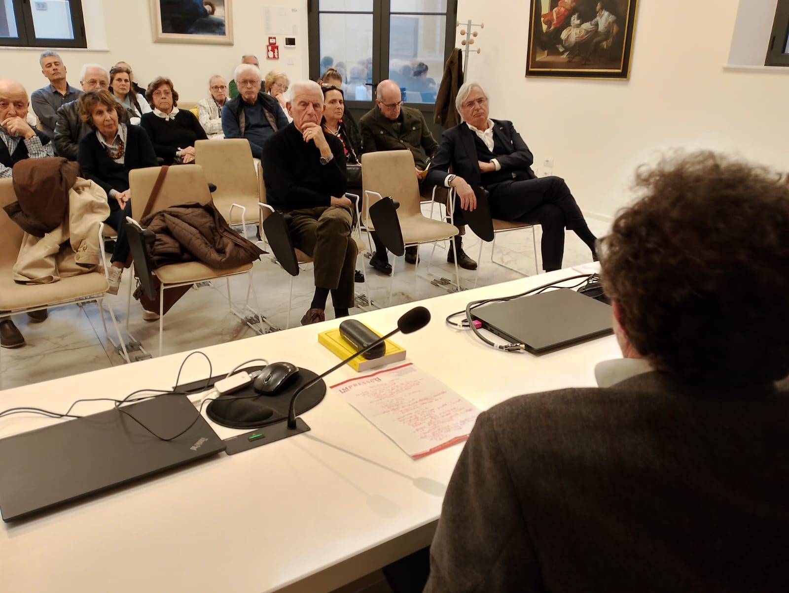Immagini della presentazione del libro a cura di Breschi