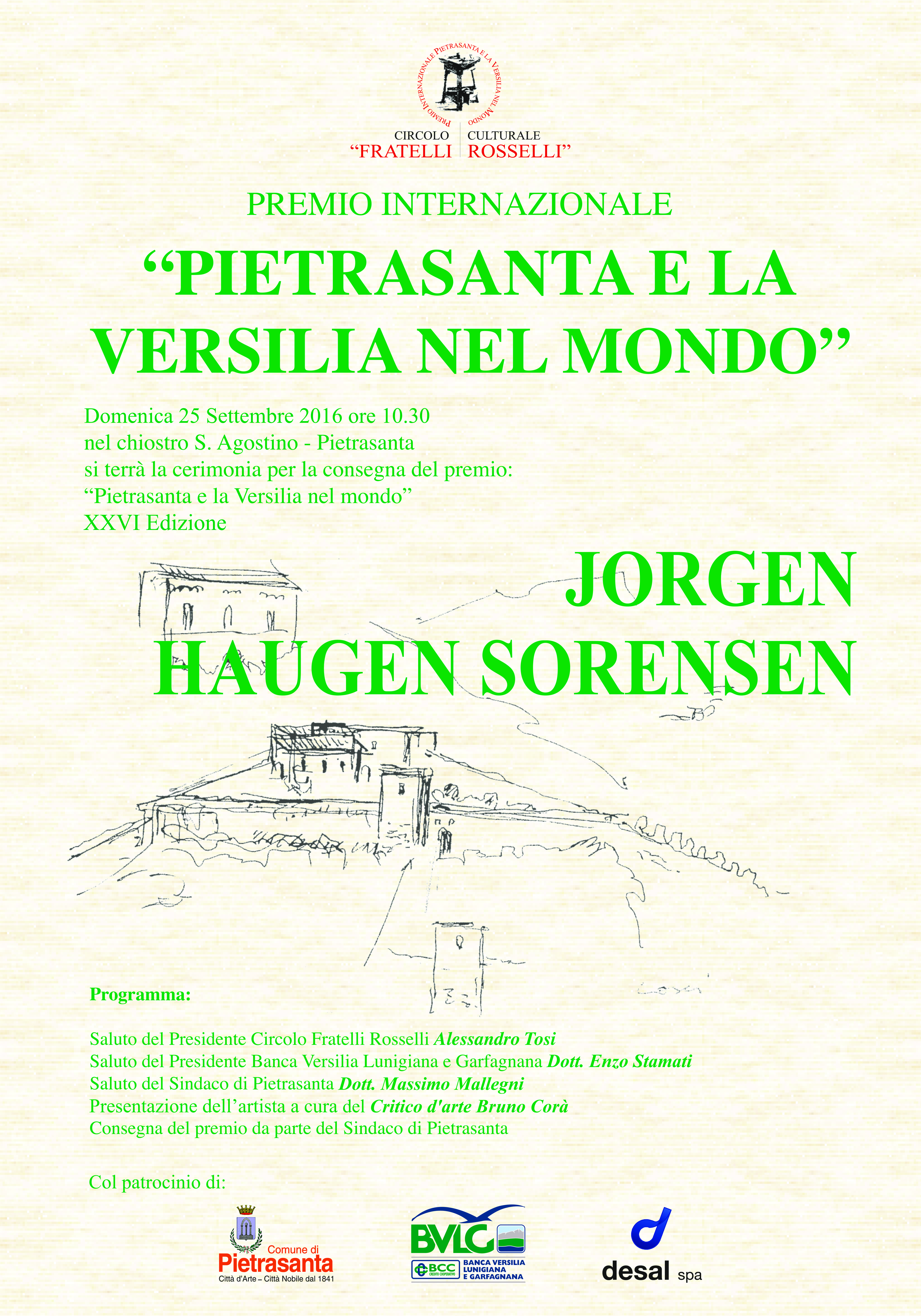 Manifesto Premio Rosselli 2016