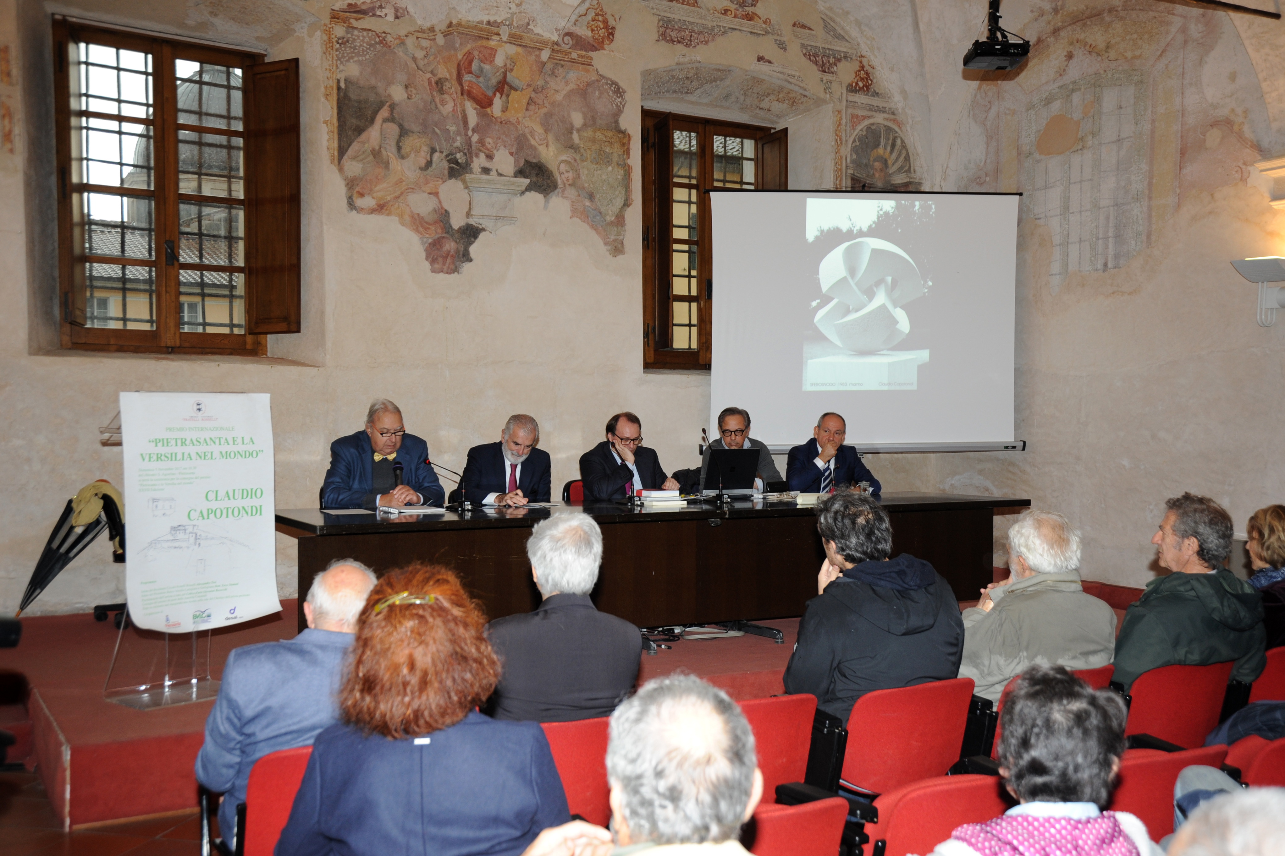 Consegna del XXVII Premio Rosselli a Claudio Capotondi.